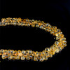 Citrine Gemstone Beads 10x6-9x6mm Drop Briolette Cut Amber Yellow Color VVS Clarity Strands for Jewelry Making