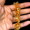Citrine Gemstone Beads 10x6-9x6mm Drop Briolette Cut Amber Yellow Color VVS Clarity Strands for Jewelry Making