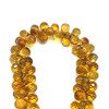 Natural Citrine Gemstone Beads 9x6mm Briolette Cut Drop Golden Citrine Color FL Clarity Strands for Jewelry Making