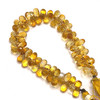 Natural Citrine Gemstone Beads | 8x5-10x5mm Teardrop Briolette Cut 79 Pcs 107 Carats | Amber Yellow VVS1 Clarity | 7 inch Faceted Statement Jewelry Making Strand