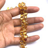Citrine Gemstone Beads 11x6-8x6mm Briolette Cut Drop Golden Citrine Color FL Clarity Strands for Jewelry Making
