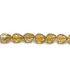 Citrine Gemstone Beads 8x6-7x5mm Briolette Cut Drop Dandelion Color VVS Clarity Strands for Jewelry Making