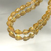 Citrine Gemstone Beads 8x5-7x5mm Briolette Cut Drop Dandelion Color VVS Clarity Strands for Jewelry Making