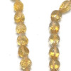 Natural Citrine Gemstone Beads 9x6mm Briolette Cut Drop Amber Yellow Color VVS Clarity Strands for Jewelry Making