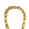 Citrine Gemstone Beads 8x5mm Briolette Cut Drop Amber Yellow Color VVS Clarity Strings for Jewelry Making