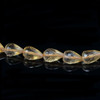 Citrine Gemstone Beads 10x5-7x5mm Briolette Cut Drop Amber Yellow Color VVS Clarity Strands for Jewelry Making