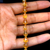 Citrine Gemstone Beads 9x6-8x6mm Briolette Cut Drop Amber Yellow Color VVS Clarity Strands for Jewelry Making