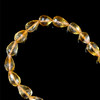 Natural Citrine Gemstone Beads 10x6-9x6mm Briolette Cut Drop Amber Yellow Color VVS Clarity Strands for Jewelry Making