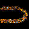 Citrine Gemstone Beads 8.5x5mm Briolette Cut Drop Golden Citrine Color VVS Clarity Strands for Jewelry Making
