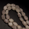 Rose Quartz Beads Strand 18x13 mm Tumble Plain Cut VVS2 Clarity Pale Pink Color Birthstone Jewelry Making