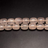 Rose Quartz Beads Strand 16x13.5 mm Balloon Plain Cut SI Clarity Pale Pink Color Birthstone Jewelry Making