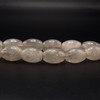 Natural Rose Quartz Gemstone Balloon Plain Smooth 17x12-19x13mm Drilled 490 Carats | Pale Pink Color | 16 Inch Bead Strand for Jewelry Making