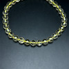 Green Gold Beads Strand 11.0 mm Ball Facet Cut VS Clarity Lemon Color Birthstone Jewelry Making