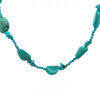 Natural Turquoise Nugget Chips Handmade Necklace Plain Smooth Cut 20x15mm Gemstone Jewelry