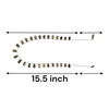 Natural Smoky Quartz Briolette Drop Beads Semiprecious Necklace