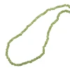 Natural Peridot Rondelle Facet Cut Beads Birthstone Necklace Jewelry