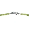 Natural Peridot Rondelle Facet Cut Beads Birthstone Necklace Jewelry