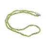 Natural Peridot Ball Plain Smooth Beads Handmade Necklace