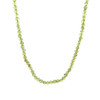 Natural Peridot Plain Beads Ball Gemstone Handmade Necklace
