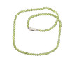 Natural Peridot Plain Beads Ball Gemstone Handmade Necklace