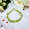 Natural Peridot Rondelle Facet Cut Beads Gemstone Bracelet