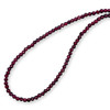 Natural Garnet Hexagon Hand Cut Beads Gemstone Necklace