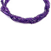 Natural Amethyst Africa Rondelle Facet Beads Gemstone Bracelet