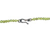 Natural Peridot Ball Plain Beads Gemstones Necklace