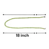 Natural Peridot Rondelle Facet Cut Beads Birthstone Necklace