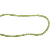 Natural Peridot Rondelle Faceted Beads Gemstone Necklace