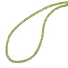 Natural Peridot Rondelle Facet Cut Beads Semiprecious Necklace