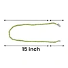 Natural Peridot Ball Plain Beads Semiprecious Gems Necklace