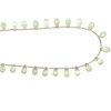 Natural Prehnite Briolette Drop Beads Gemstone Necklace