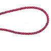 Natural Ruby Rondelle Facet Cut Beads Precious Necklace