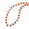 Natural Carnelian Heart Briolette Cut Beads Gemstone Necklace