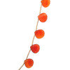 Natural Carnelian Heart Briolette Cut Beads Gemstone Necklace