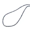 Natural Iolite Rondelle Facet Cut Beads Semiprecious Necklace