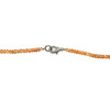 Natural Citrine Rondelle Facet Cut Beads Semiprecious Necklace