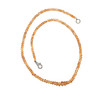 Natural Citrine Rondelle Facet Cut Beads Semiprecious Necklace