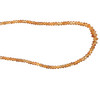 Natural Citrine Rondelle Facet Cut Beads Semiprecious Necklace