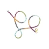 Natural Multi Semiprecious Rondelle Faceted Beads Necklace