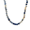 Natural Sodalite Ball Briolette Cut Beads Gemstone Necklace