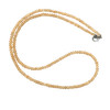 Natural Citrine Rondelle Facet Cut Beads November Birthstone Necklace
