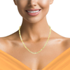Natural Citrine Rondelle Facet Beads Novermber Birthmonth Necklace