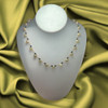Natural Emerald Heart Briolette Cut Beads Precious Necklace