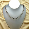 Natural Smoky Quartz Drop Briolette Cut Beads Semiprecious Necklace