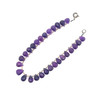 Natural Amethyst Africa Drop Briolette Cut Beads Gemstone Bracelet
