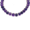 Natural Amethyst Africa Drop Briolette Cut Beads Gemstone Bracelet