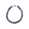 Natural Amethyst Africa Drop Briolette Cut Beads Gemstone Bracelet