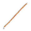 Natural Citrine Rondelle Briolette Cut Beads Birthmonth Bracelet